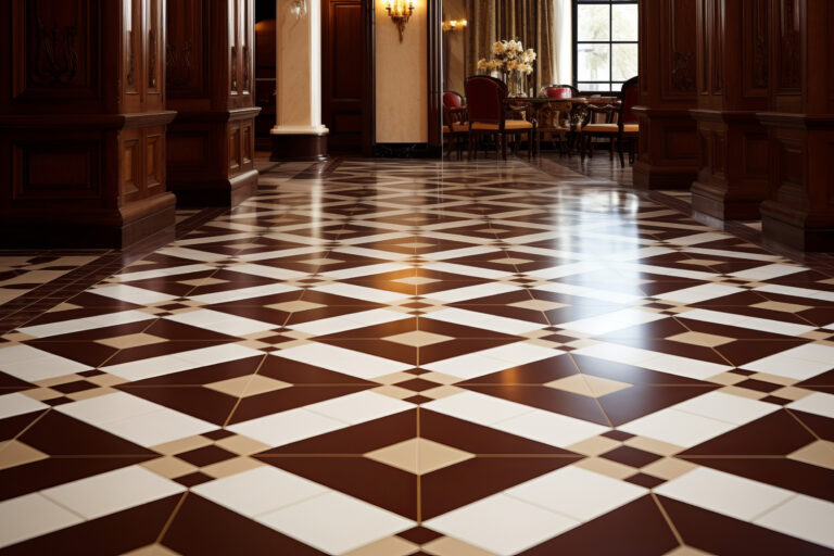 Beautifully tiled floor